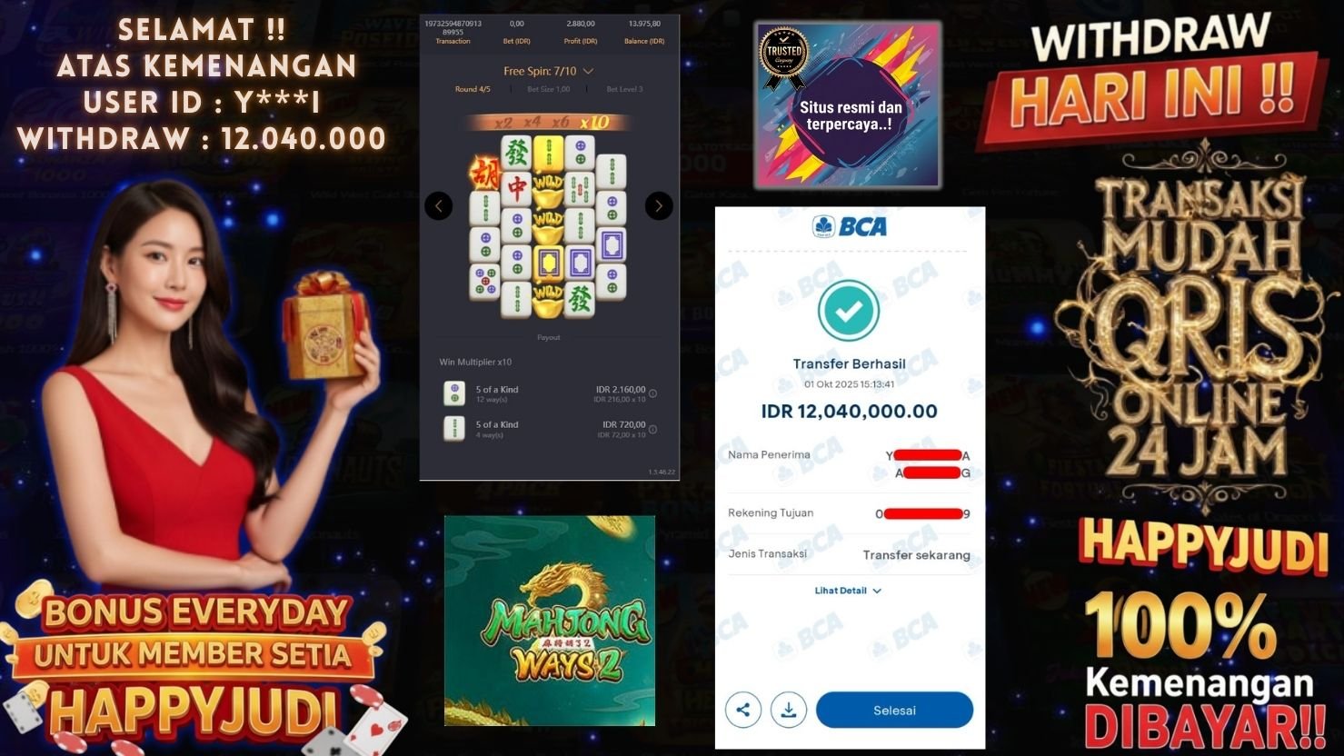 HAPPYJUDI JACKPOT SLOT MAHJONG WAYS 2